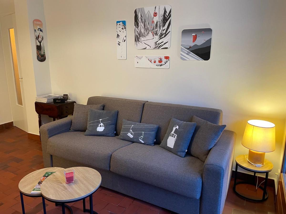 Residence Bois Du Bouchet, Appartement Vue Montagne, Calme, Parking Gratuit, Proche Centre Chamonix Bagian luar foto