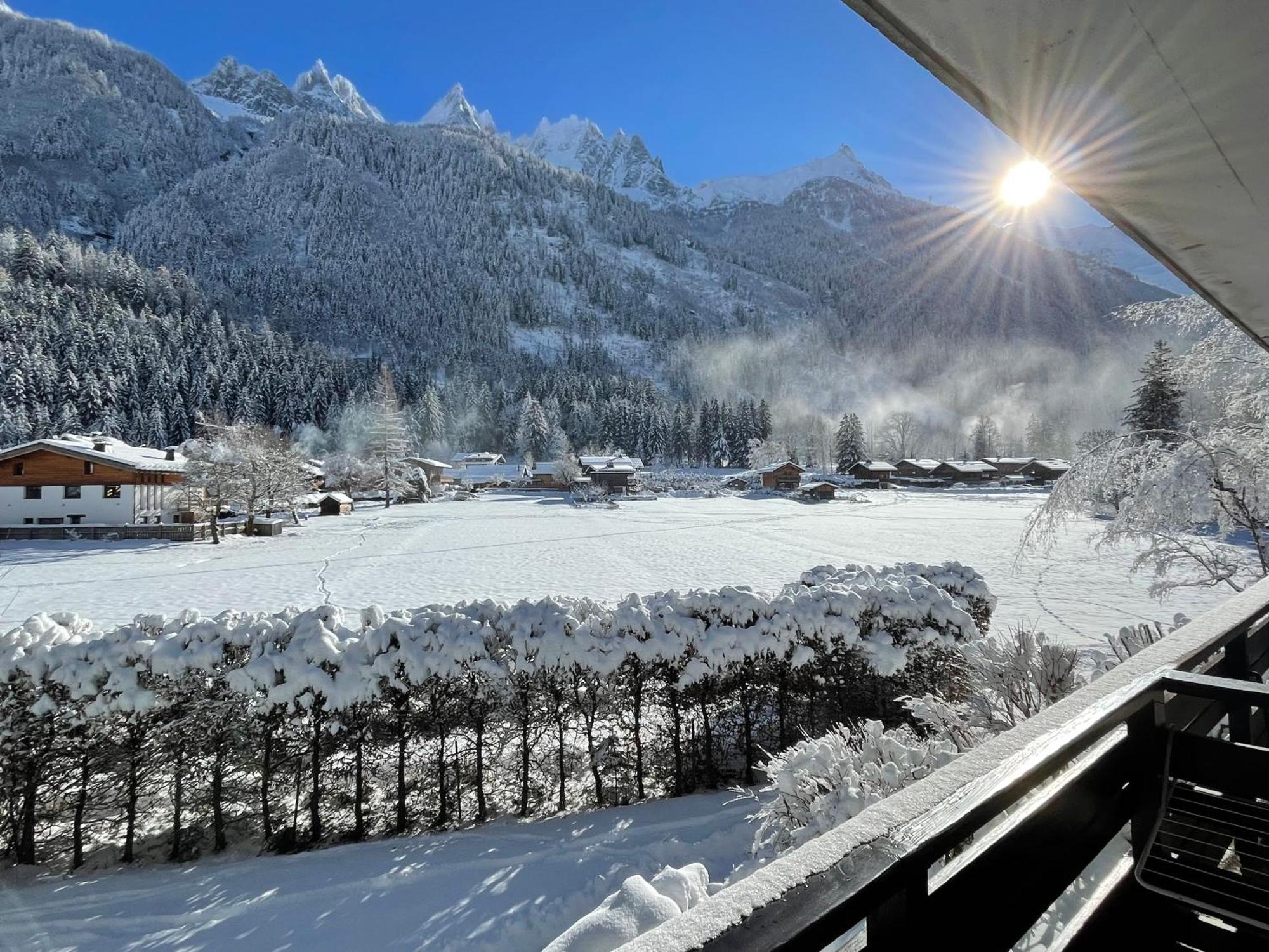 Residence Bois Du Bouchet, Appartement Vue Montagne, Calme, Parking Gratuit, Proche Centre Chamonix Bagian luar foto