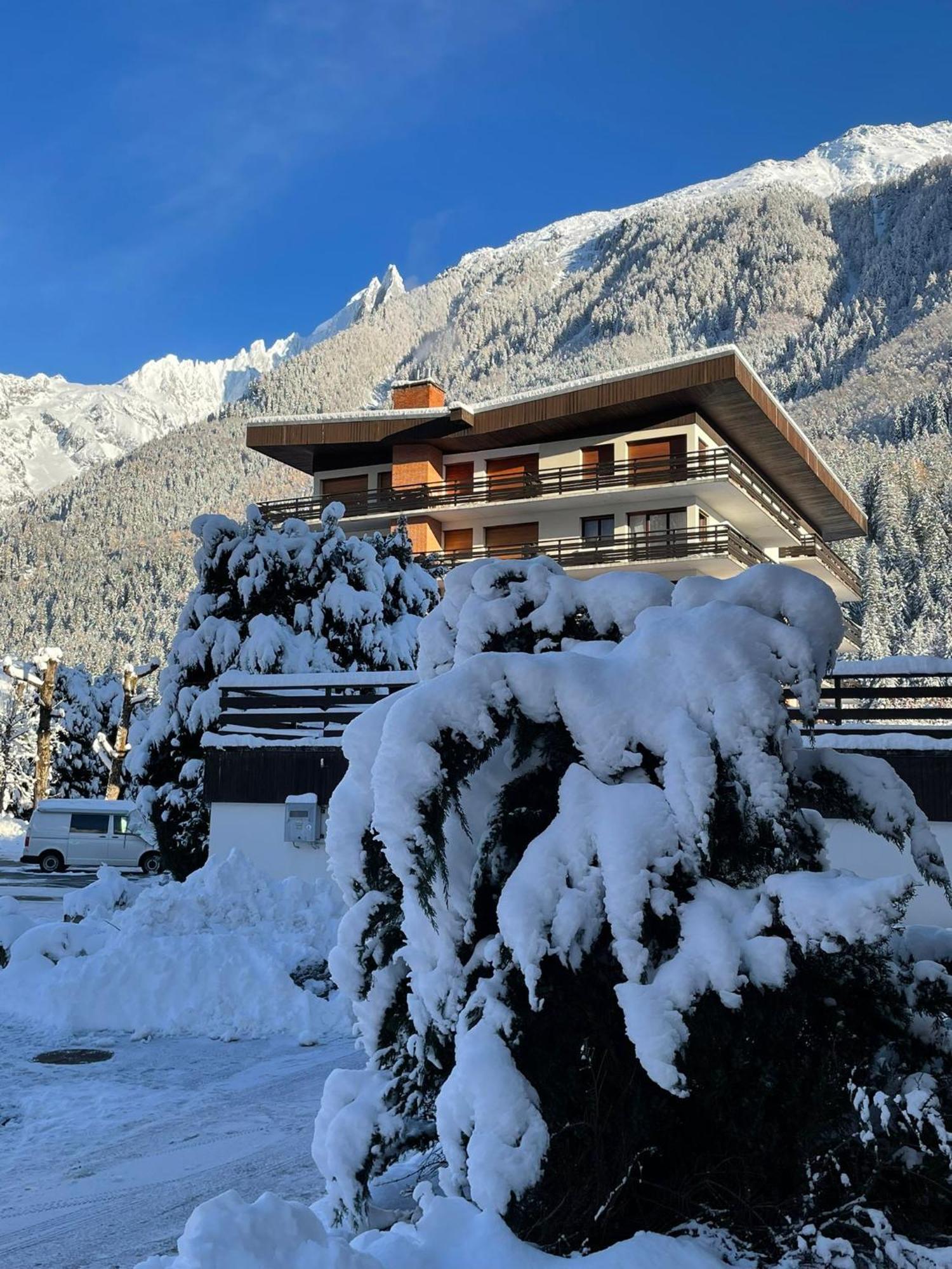 Residence Bois Du Bouchet, Appartement Vue Montagne, Calme, Parking Gratuit, Proche Centre Chamonix Bagian luar foto
